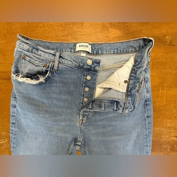 Agolde Riley Full Length 32 Organic Cotton - Picture 6 of 9